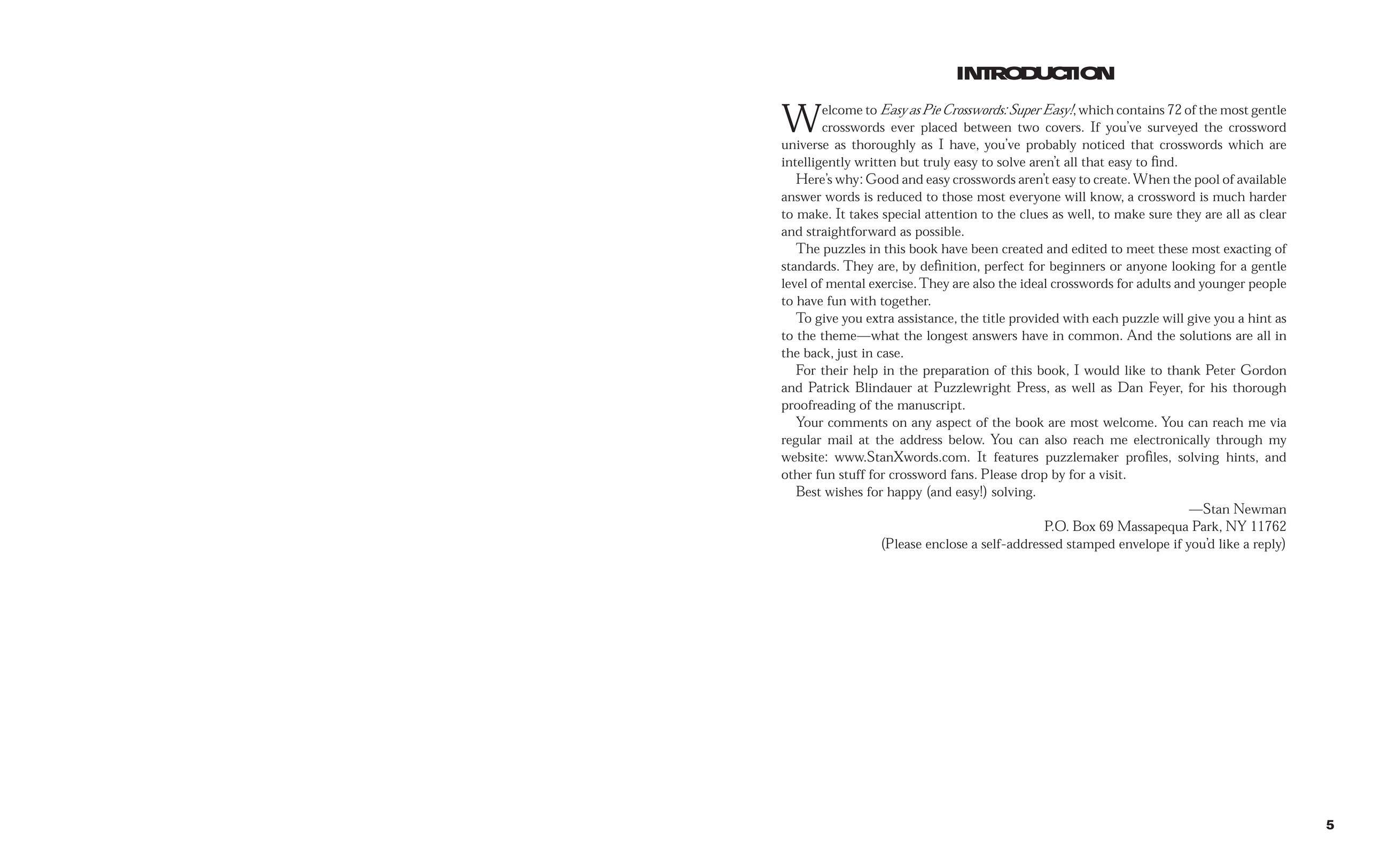 Beispielinhalt (Bild) Easy as Pie Crosswords: Super Easy!