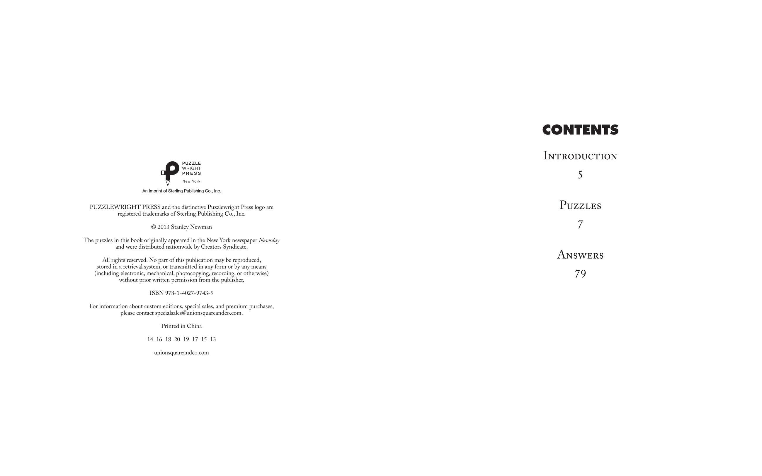 Beispielinhalt (Bild) Easy as Pie Crosswords: Really Easy!