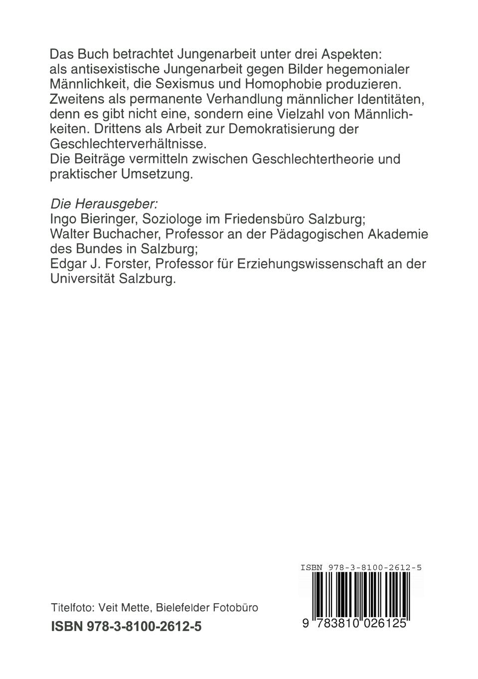 Rückseitencover Männlichkeit und Gewalt