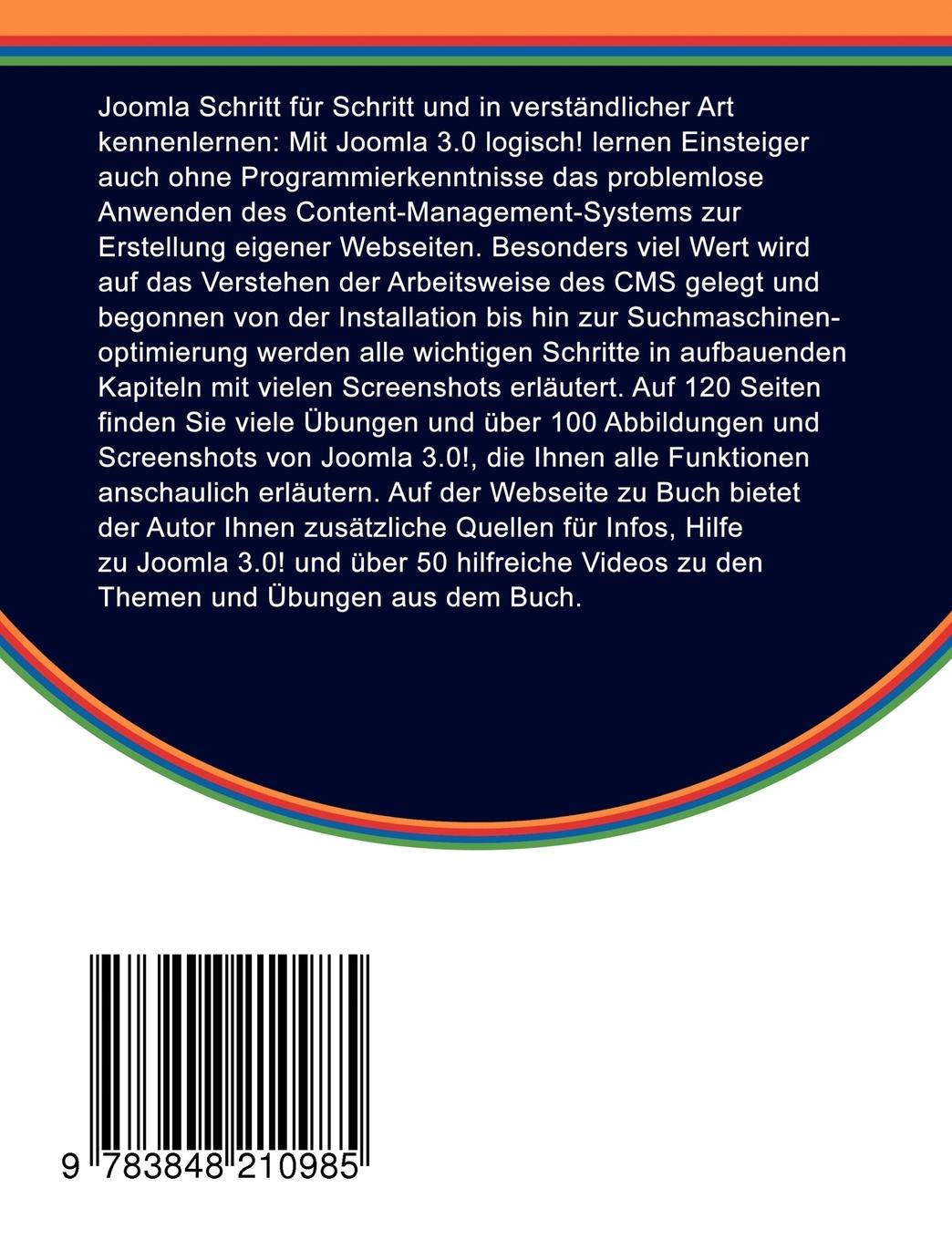 Rückseitencover Joomla 3.0 logisch!