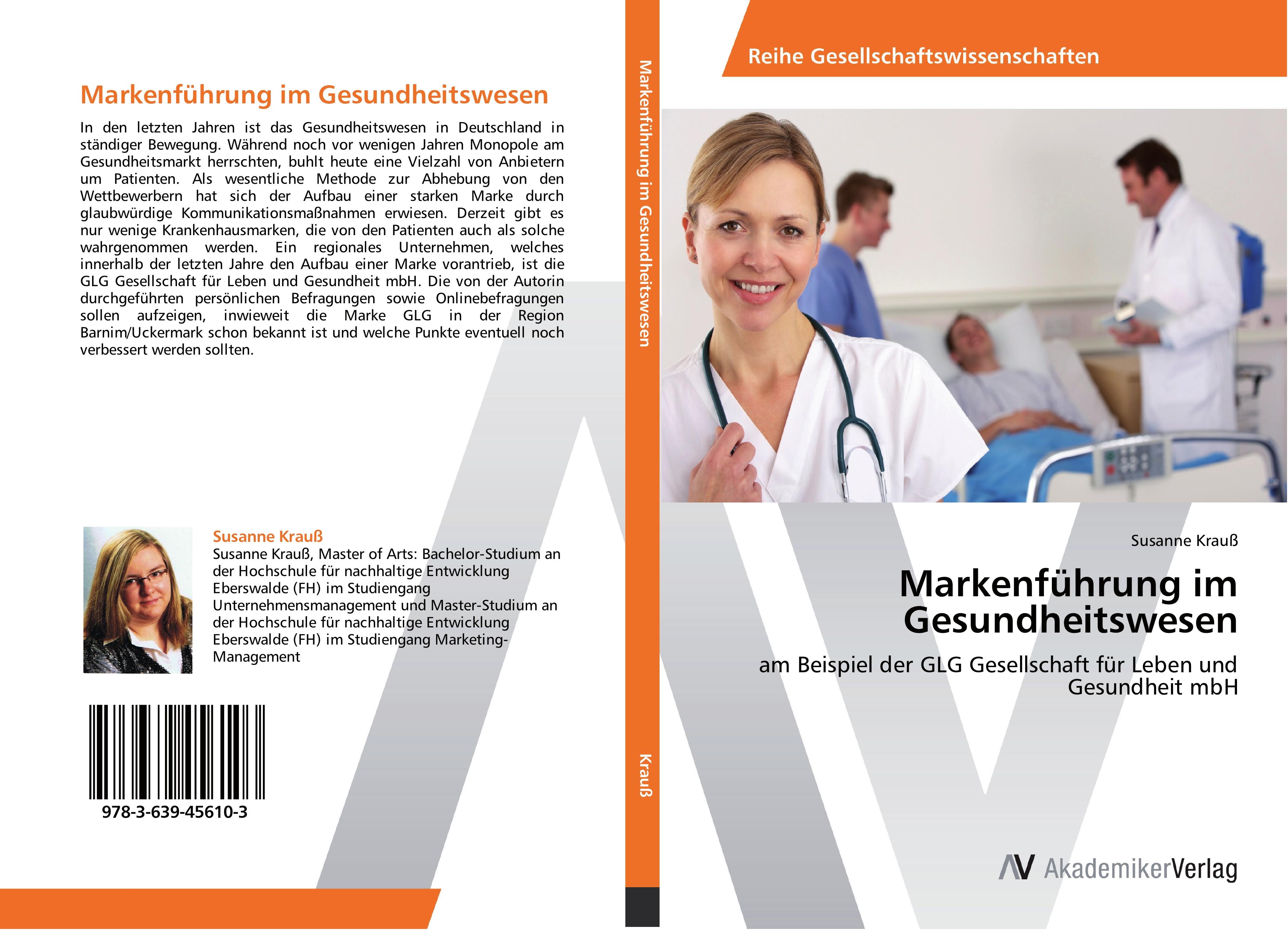 Vorderes Coverbild Markenführung im Gesundheitswesen