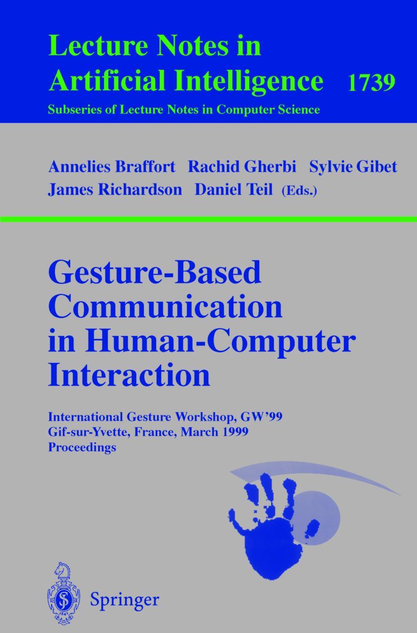 Vorderes Coverbild Gesture-Based Communication in Human-Computer Interaction