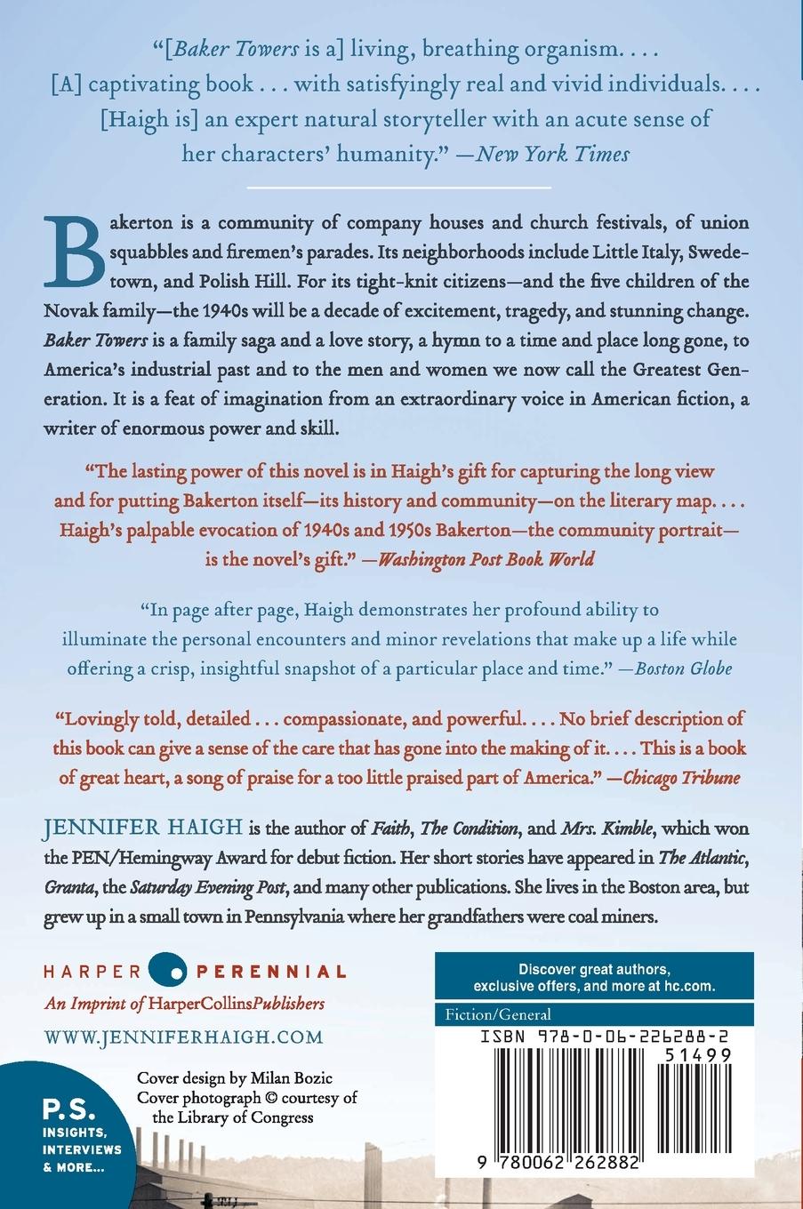 Rückseitencover Baker Towers