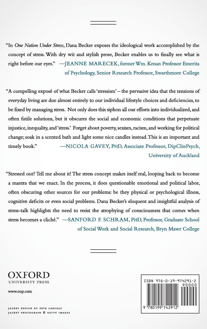 Rückseitencover One Nation Under Stress