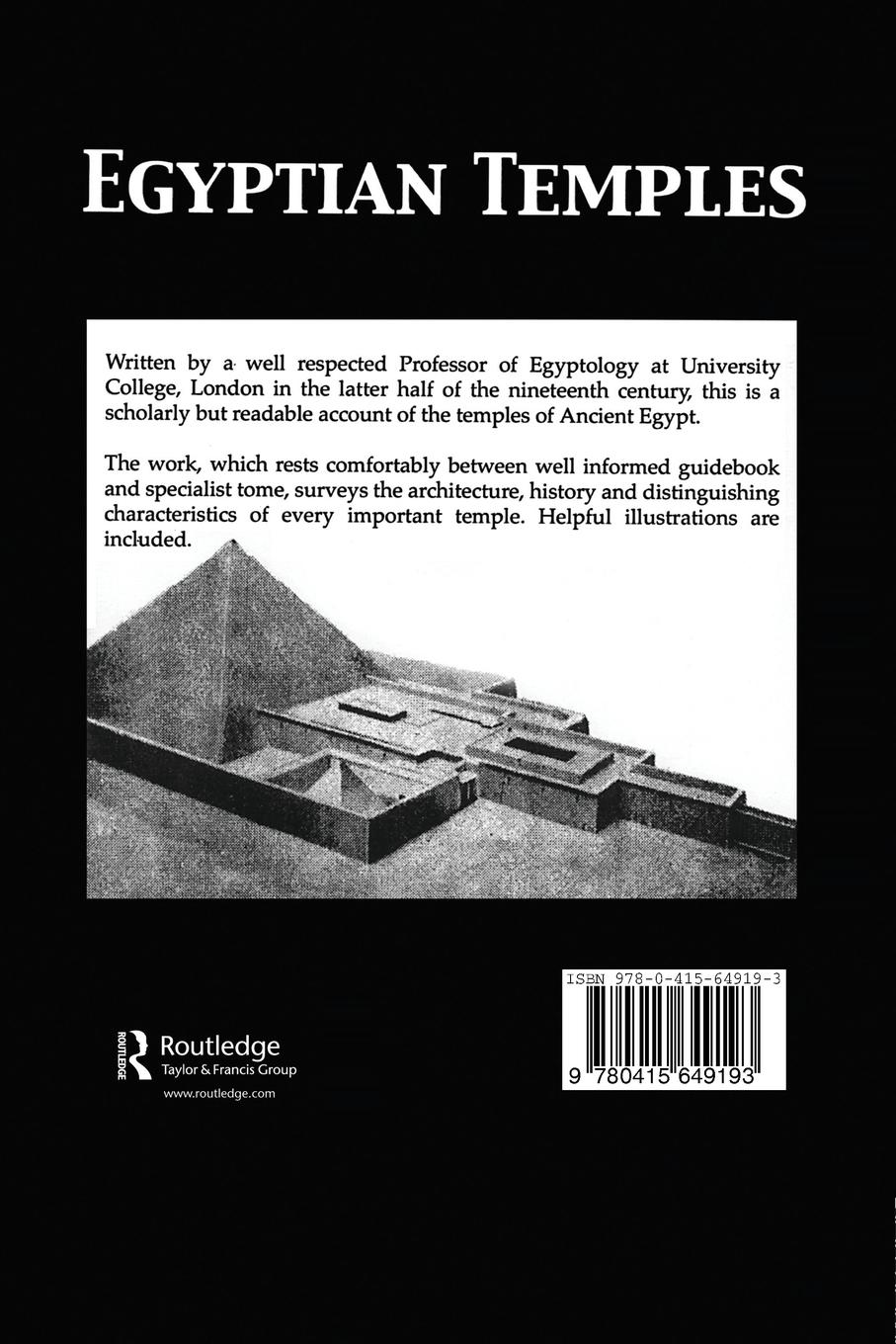 Rückseitencover Egyptian Temples