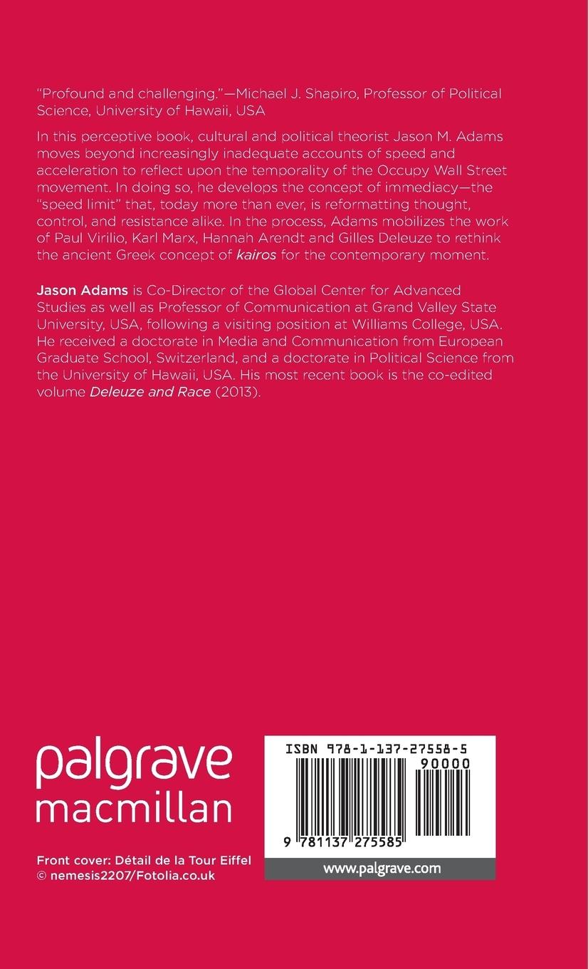 Rückseitencover Occupy Time