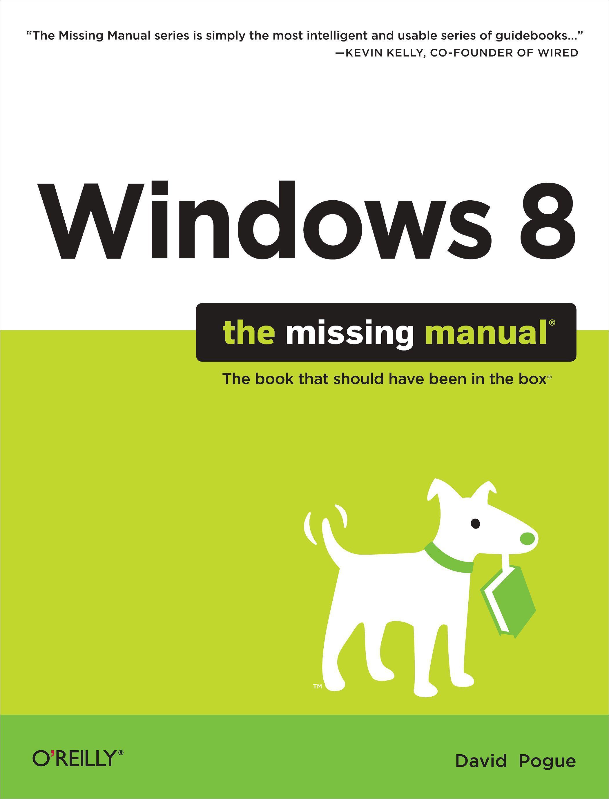 Vorderes Coverbild Windows 8: The Missing Manual