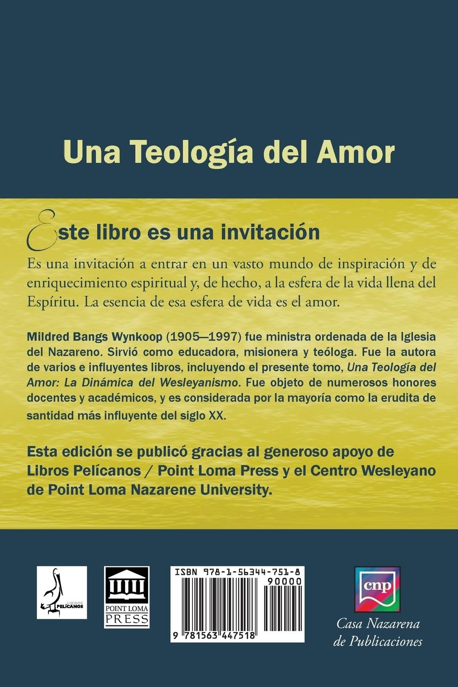 Rückseitencover Una teología del amor