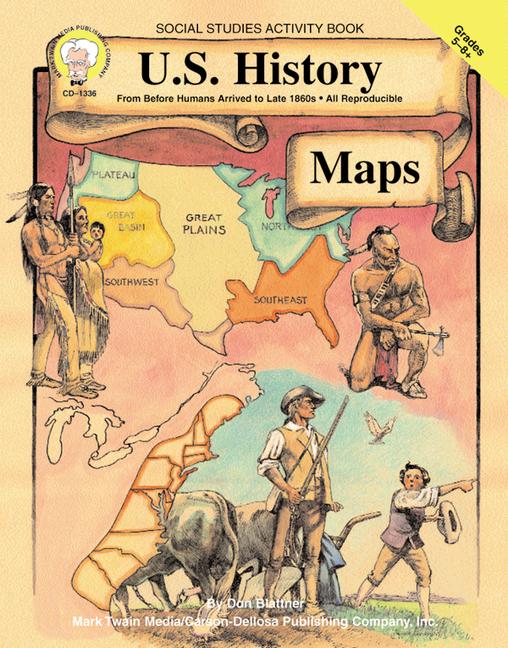 Vorderes Coverbild U.S. History Maps, Grades 5 - 8