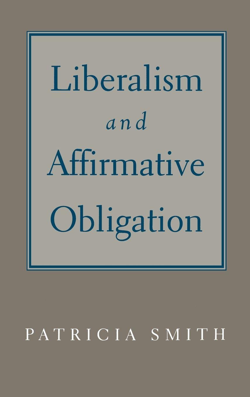 Vorderes Coverbild Liberalism & Affirmative Obligation