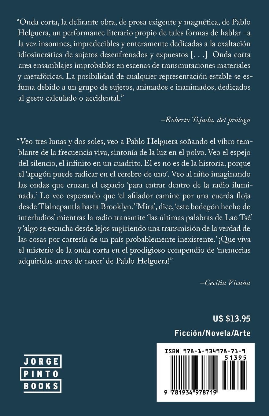 Rückseitencover Onda Corta