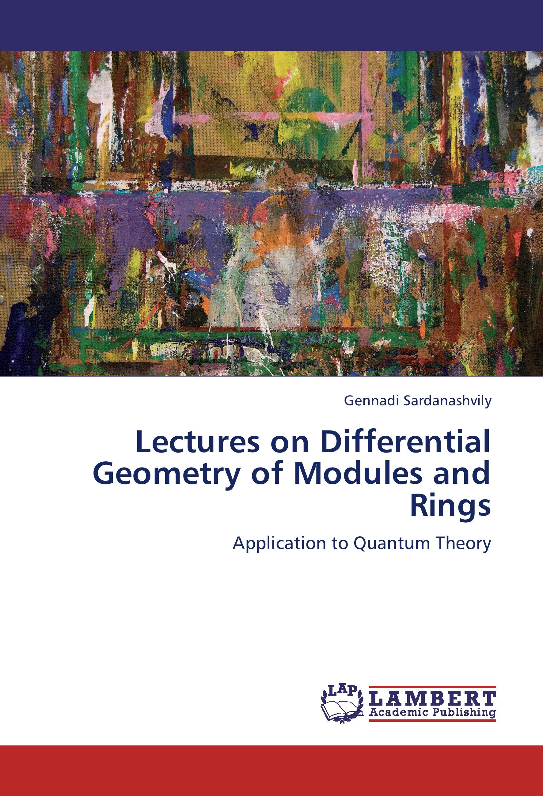 Vorderes Coverbild Lectures on Differential Geometry of Modules and Rings