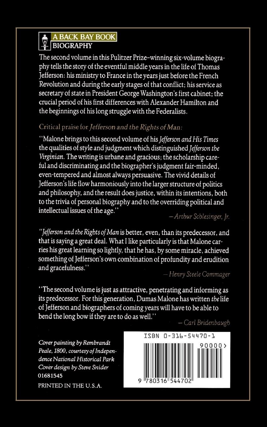 Rückseitencover Jefferson and the Rights of Man