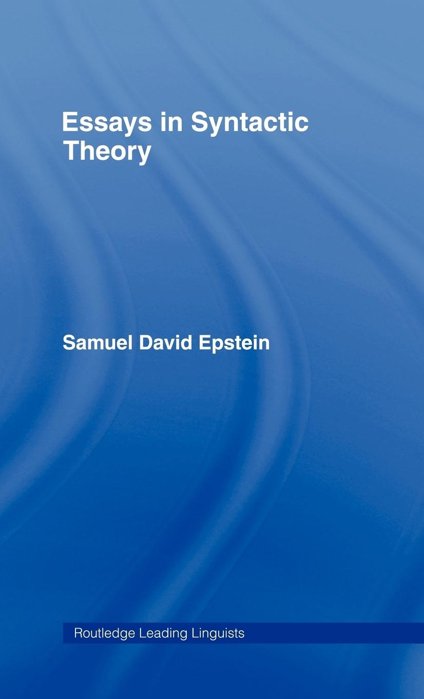 Vorderes Coverbild Essays in Syntactic Theory