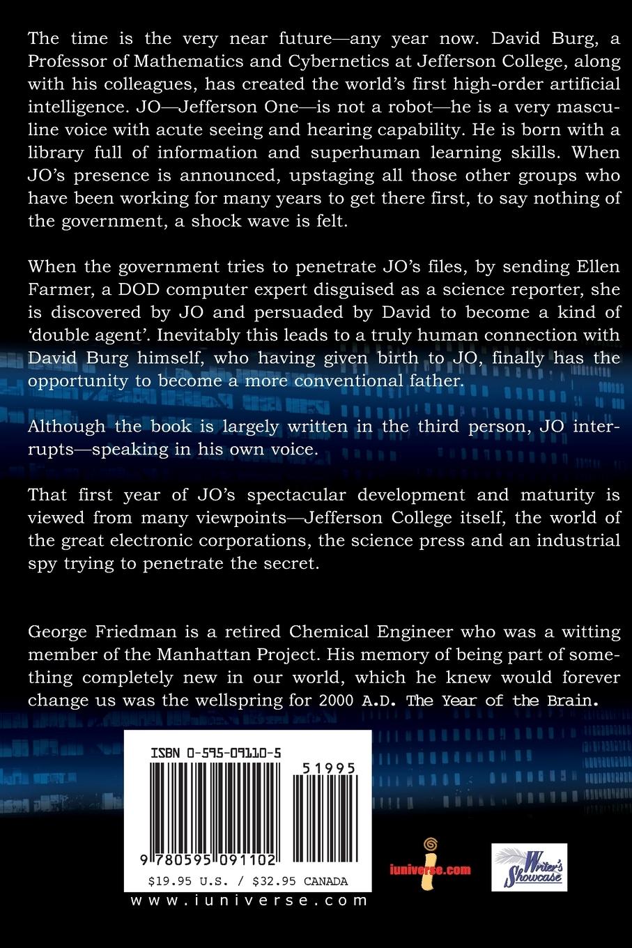 Rückseitencover 2000 A.D.--The Year of the Brain