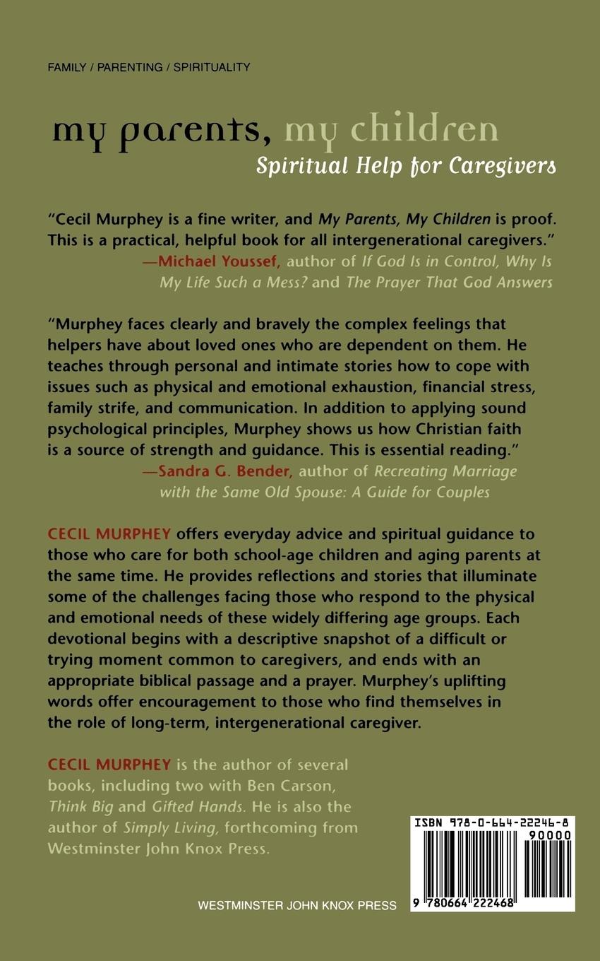 Rückseitencover My Parents, My Children