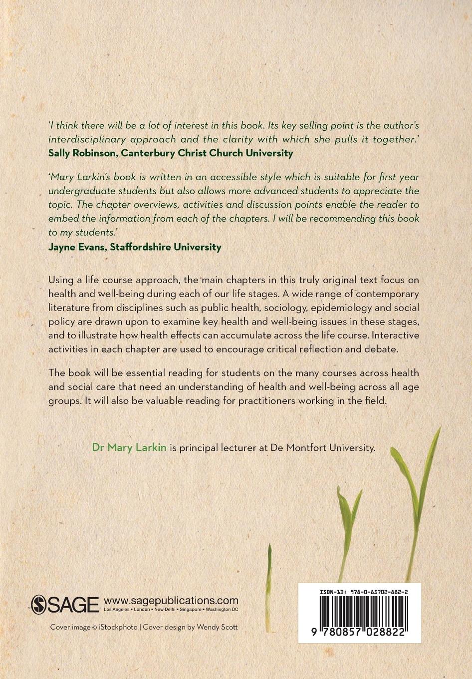 Rückseitencover Health and Well-Being Across the Life Course
