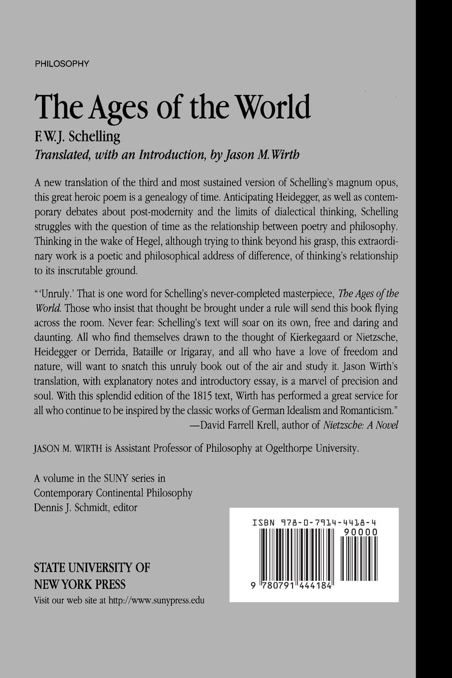 Rückseitencover The Ages of the World