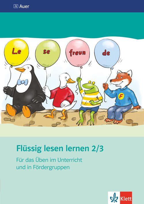Vorderes Coverbild Flüssig lesen lernen. Arbeitsheft mit Lehrerhinweisen 2./3. Schuljahr