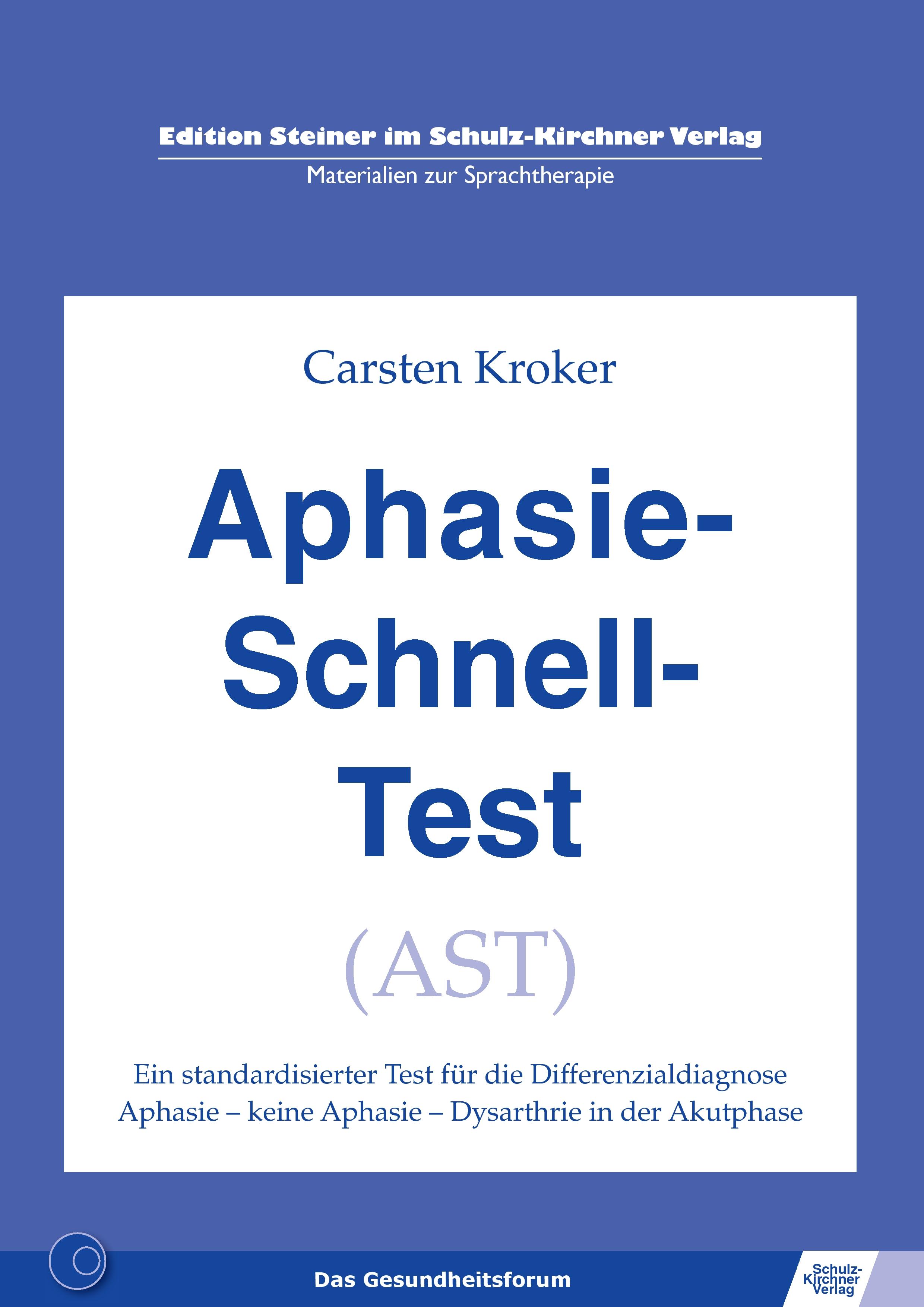 Vorderes Coverbild Aphasie-Schnell-Test (AST)