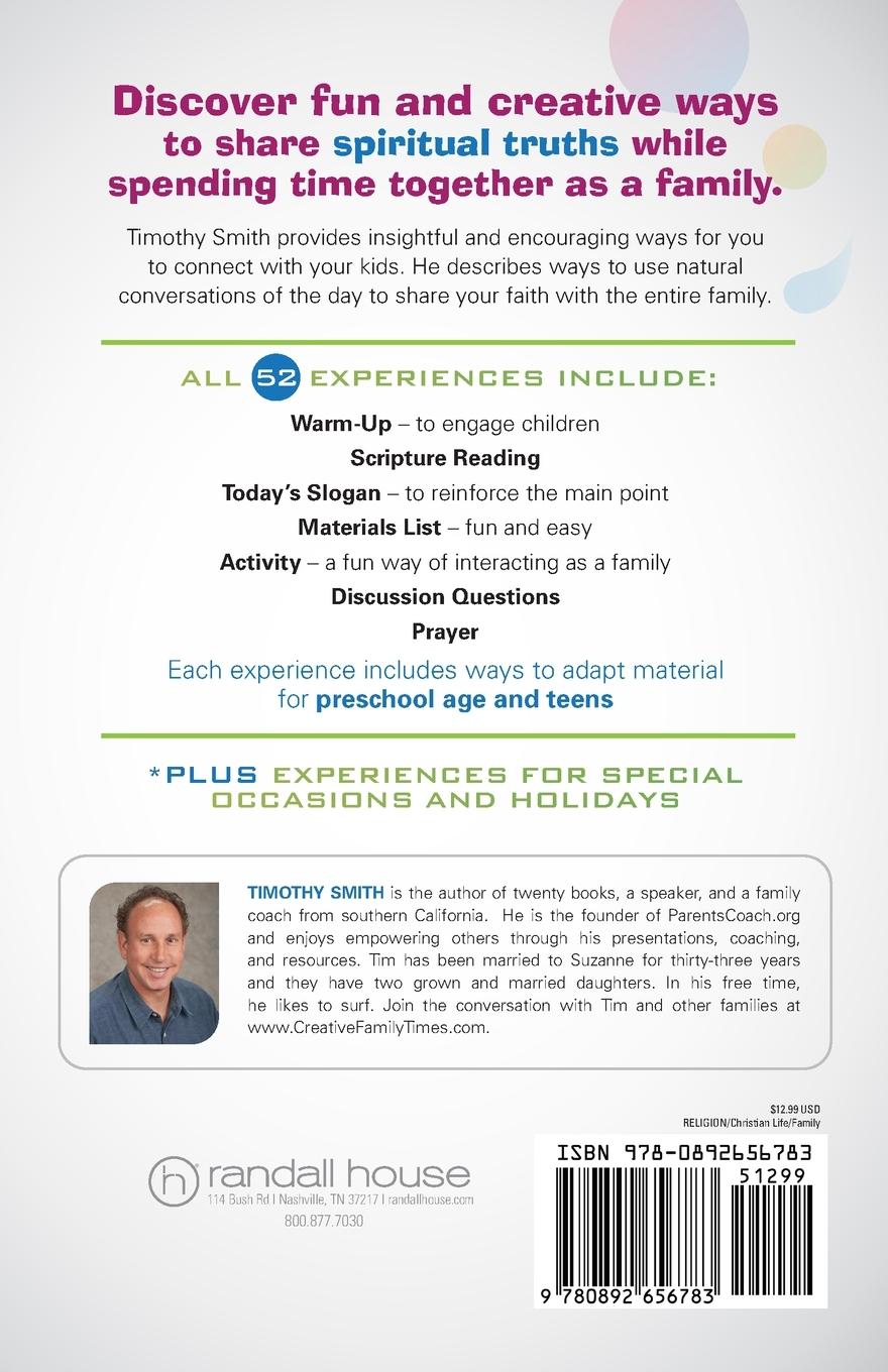 Rückseitencover 52 Creative Family Time Experiences