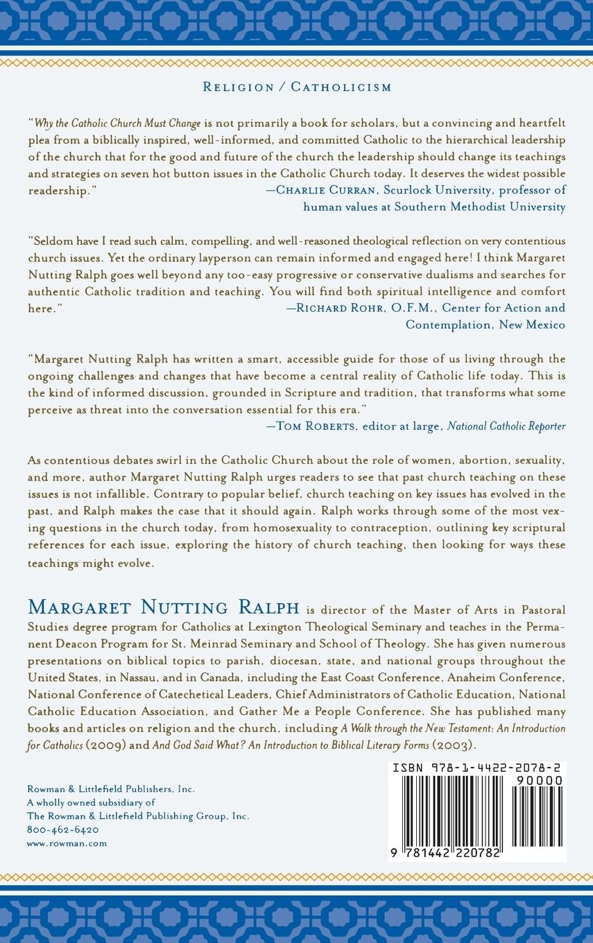 Rückseitencover Why the Catholic Church Must Change