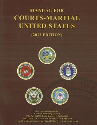 Vorderes Coverbild Manual for Courts-Martial United States