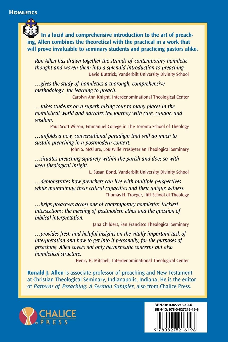 Rückseitencover Interpreting the Gospel; An Introduction to Preaching