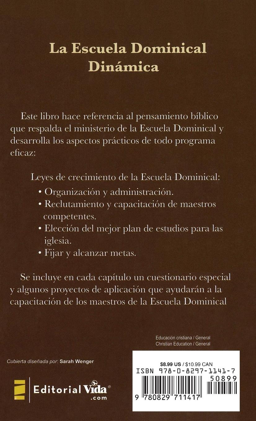 Rückseitencover La escuela dominical dinámica
