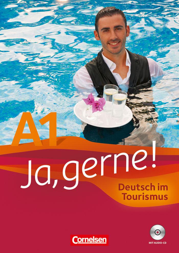 Vorderes Coverbild Ja, gerne! Deutsch im Tourismus. Kursbuch mit CD