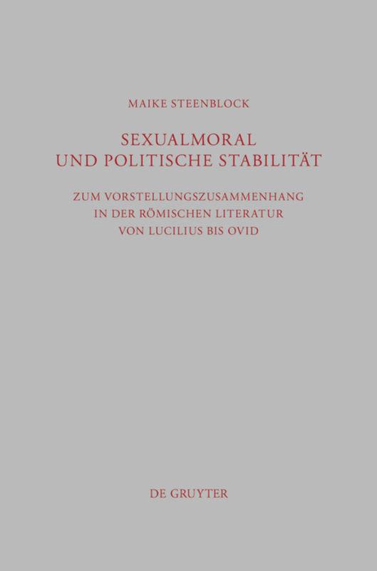 Vorderes Coverbild Sexualmoral und politische Stabilität