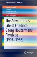 Vorderes Coverbild The Adventurous Life of Friedrich Georg Houtermans, Physicist (1903-1966)