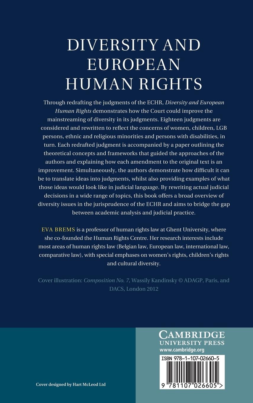 Rückseitencover Diversity and European Human Rights