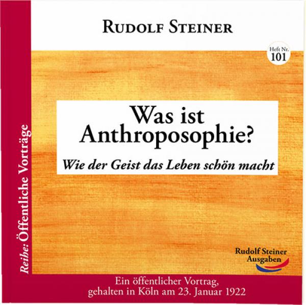 Vorderes Coverbild Was ist Anthroposophie?