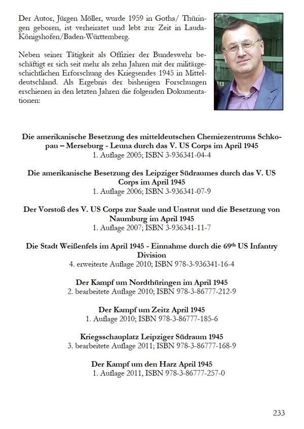 Beispielinhalt (Bild) Der Kampf um Zeitz April 1945