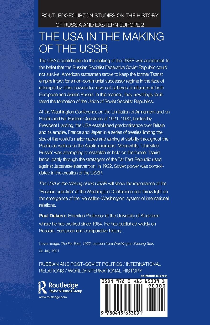 Rückseitencover The USA in the Making of the USSR