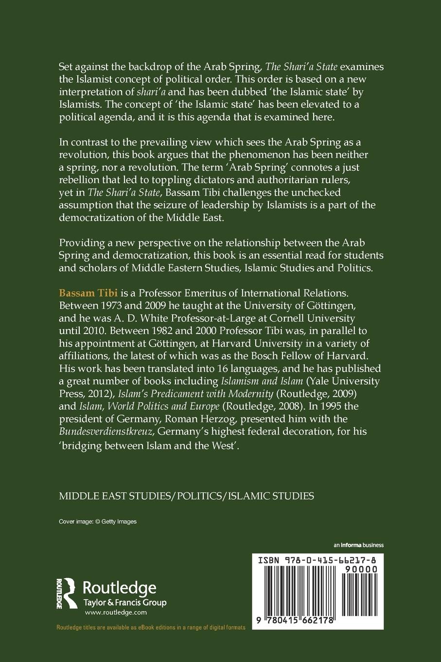 Rückseitencover The Sharia State