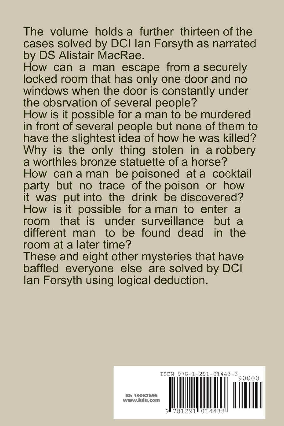 Rückseitencover The Second Forsyth Saga