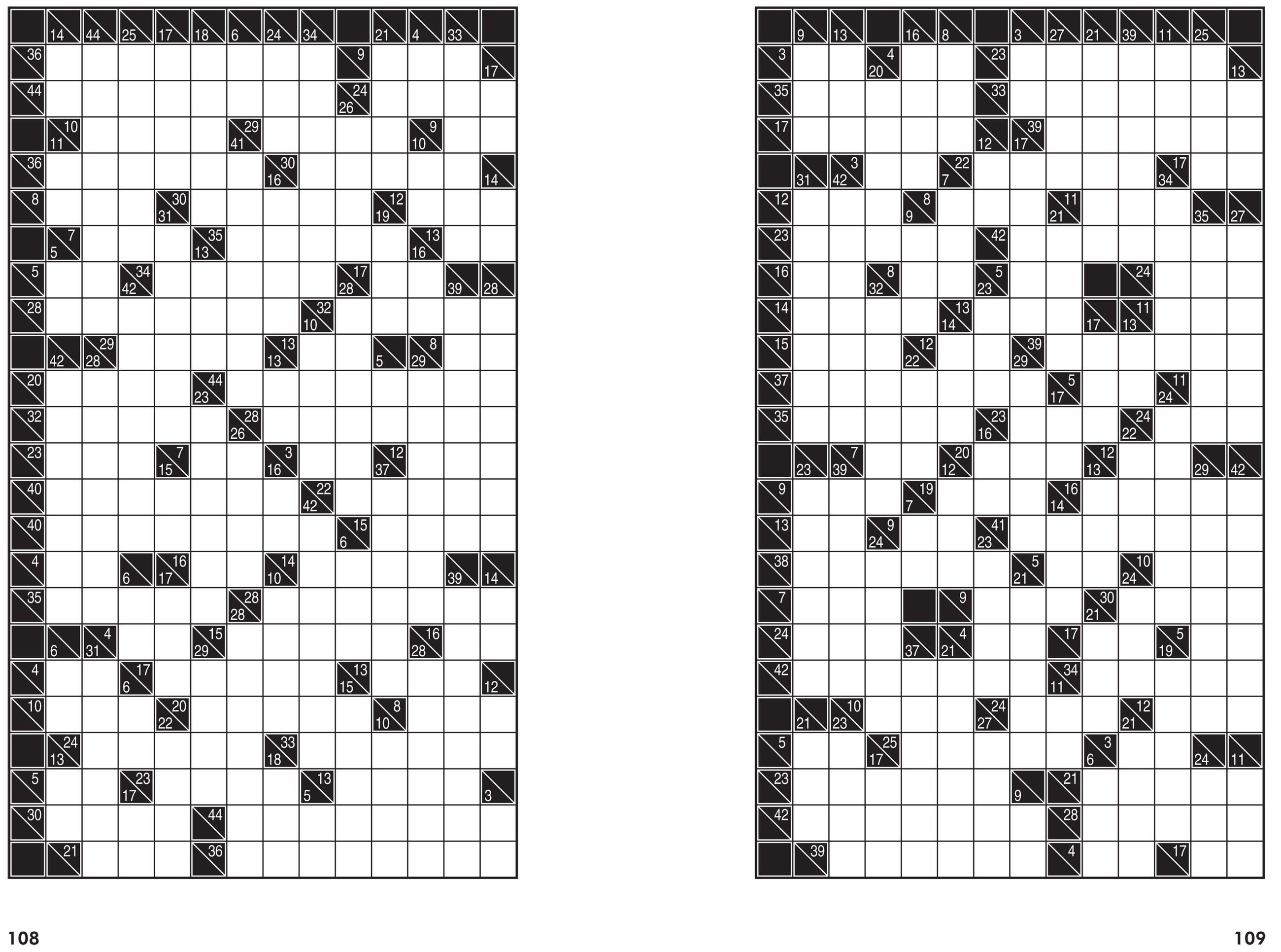 Beispielinhalt (Bild) Kakuro, Level Three