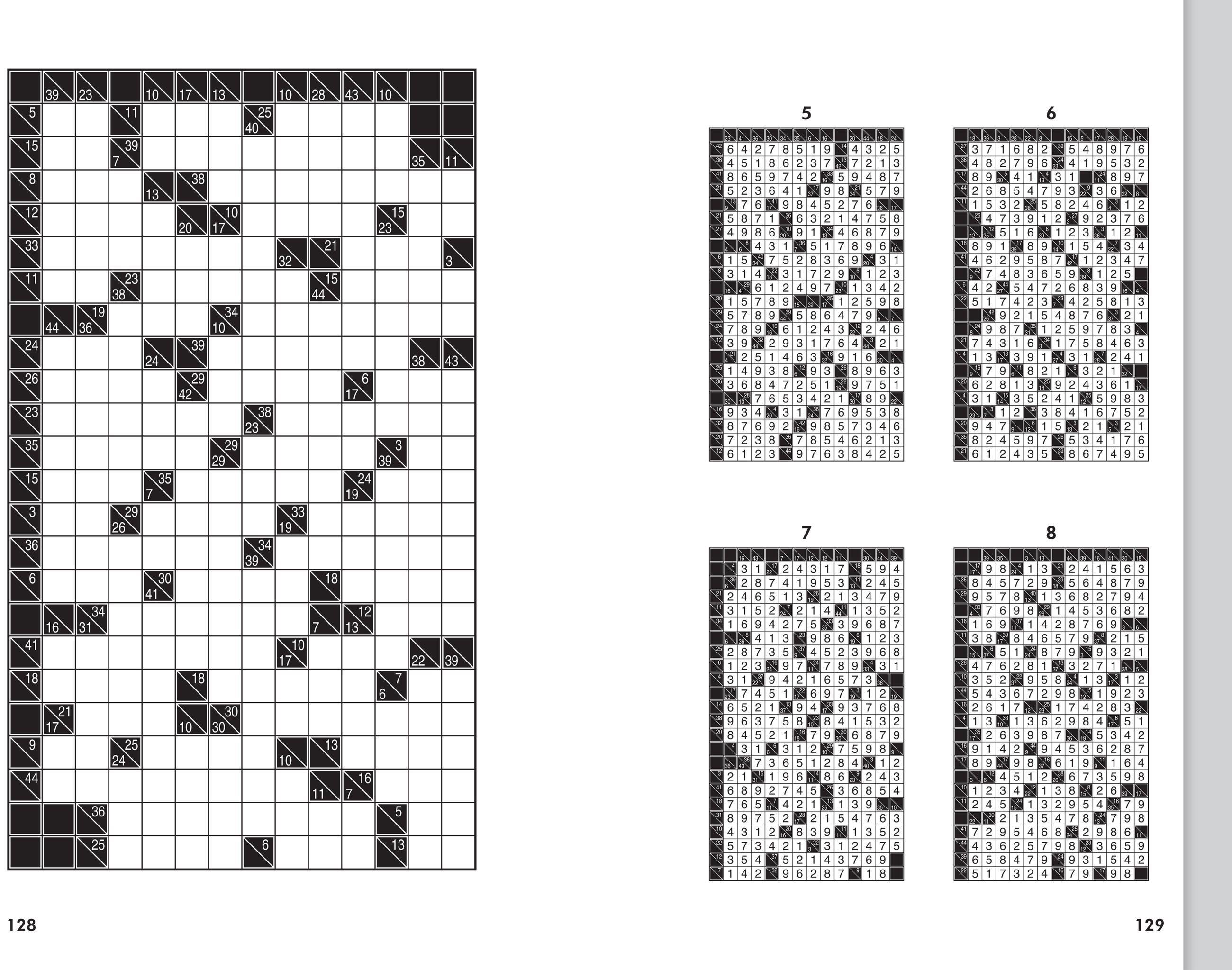 Beispielinhalt (Bild) Kakuro, Level Three