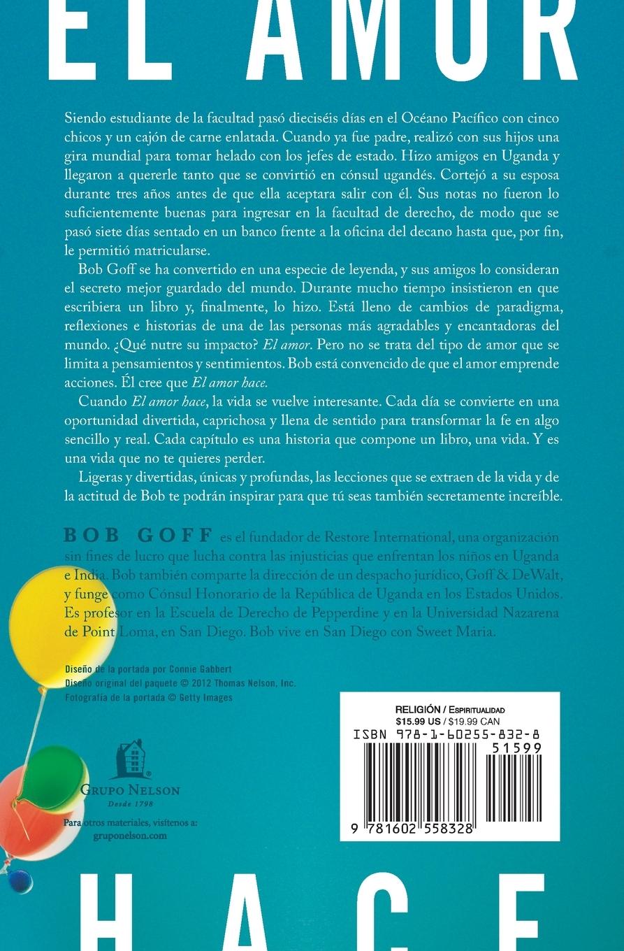 Rückseitencover El amor hace