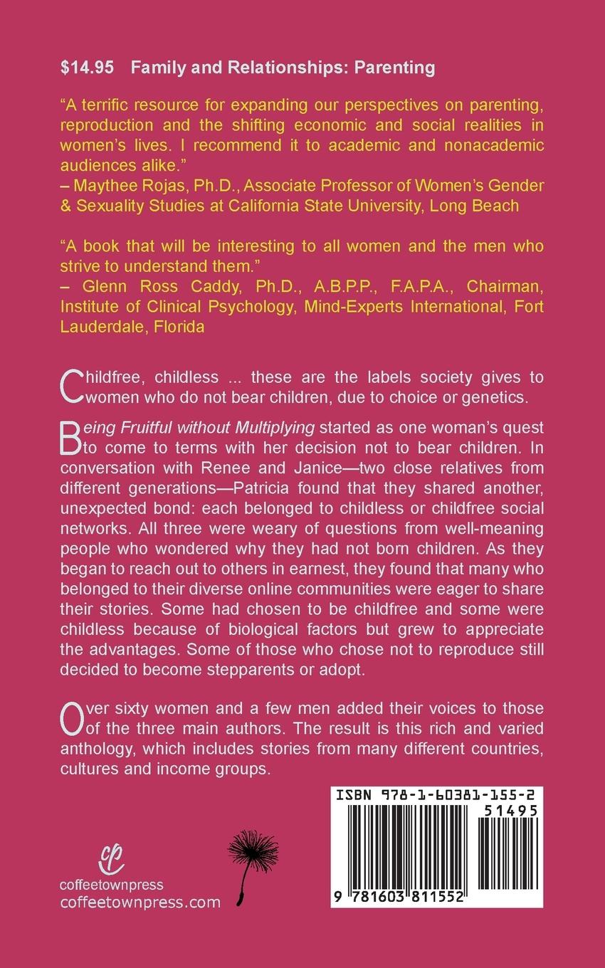 Rückseitencover Being Fruitful Without Multiplying