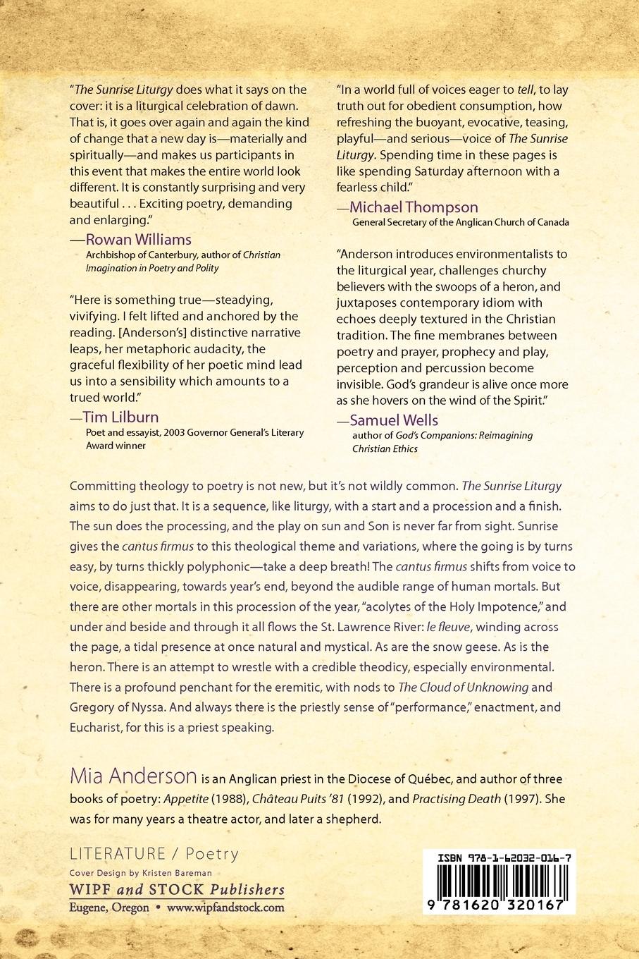 Rückseitencover The Sunrise Liturgy