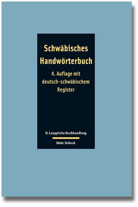 Vorderes Coverbild Schwäbisches Handwörterbuch