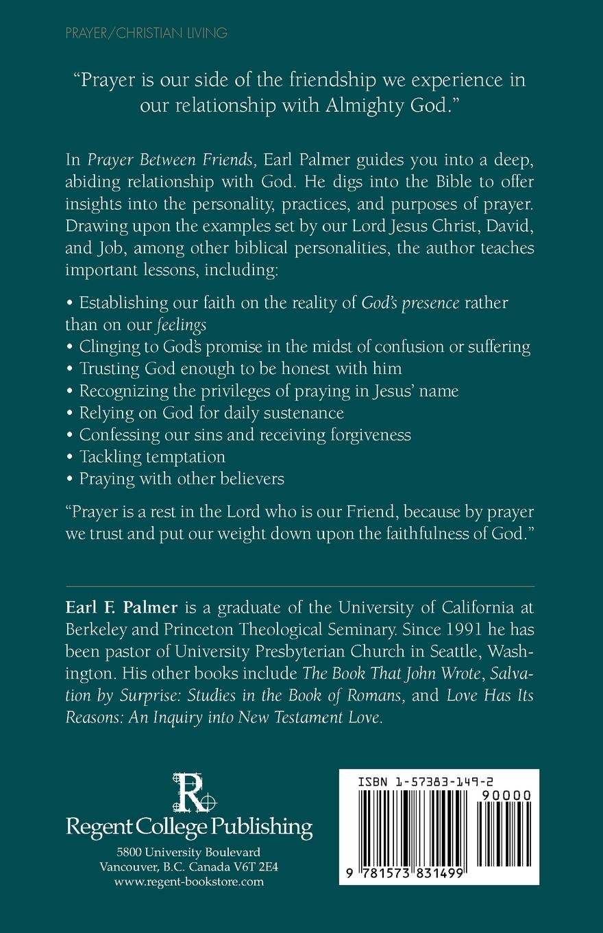 Rückseitencover Prayer Between Friends