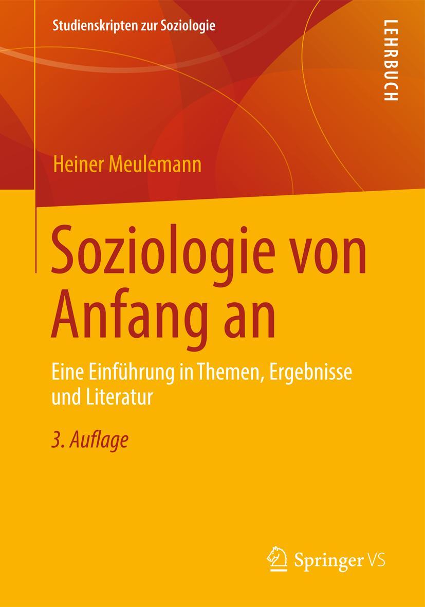 Vorderes Coverbild Soziologie von Anfang an