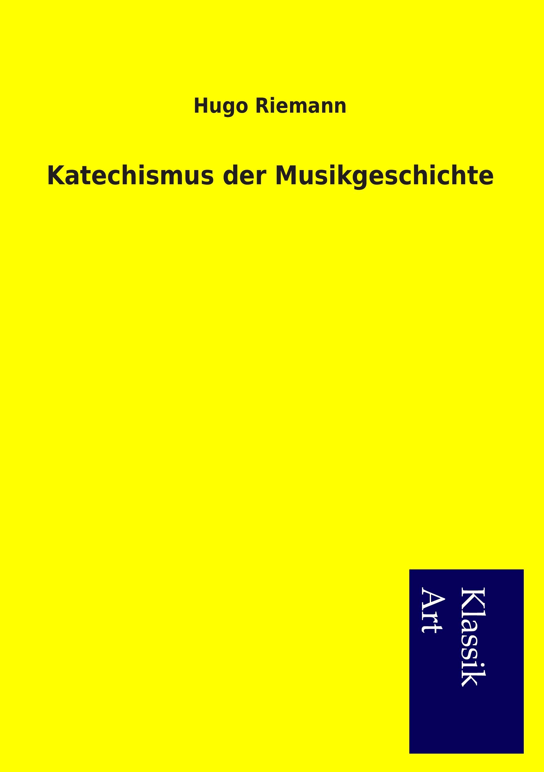 Vorderes Coverbild Katechismus der Musikgeschichte