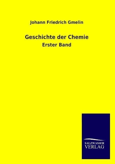Vorderes Coverbild Geschichte der Chemie