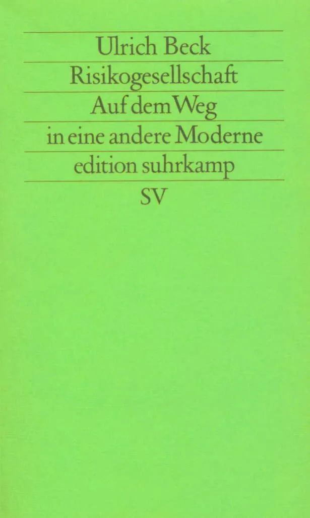 Vorderes Coverbild Risikogesellschaft. Auf dem Weg in eine andere Moderne