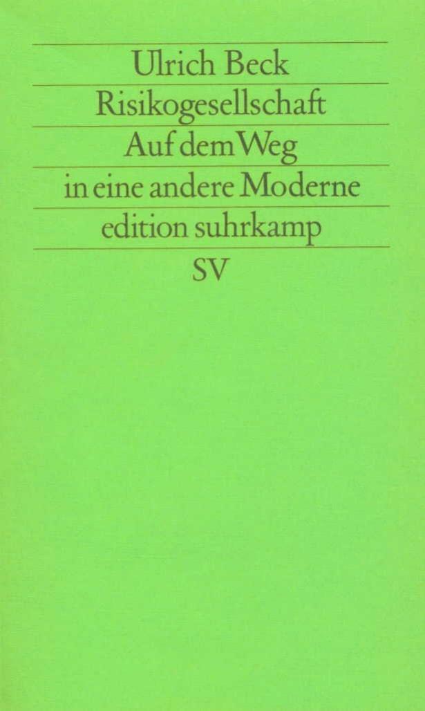 Vorderes Coverbild Risikogesellschaft. Auf dem Weg in eine andere Moderne